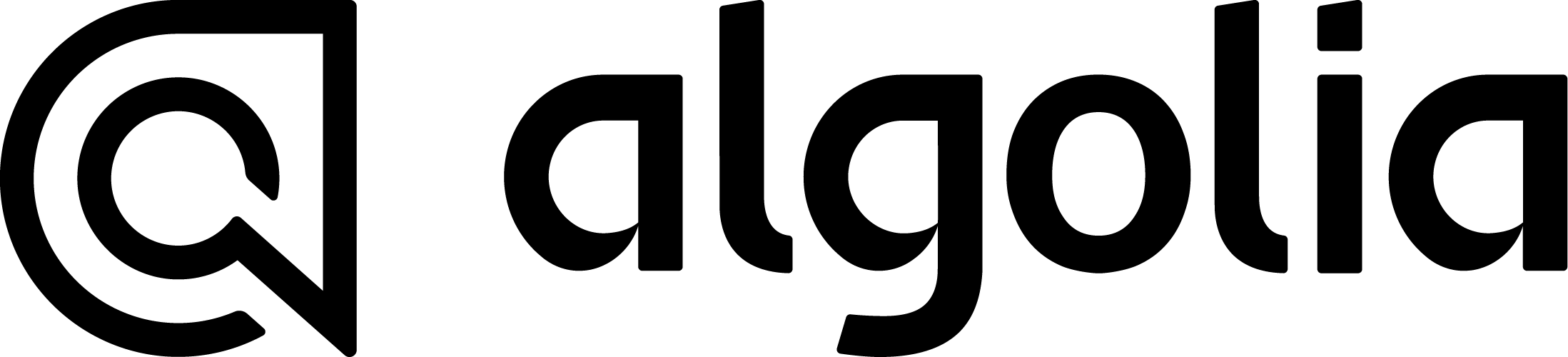 Algolia logo.