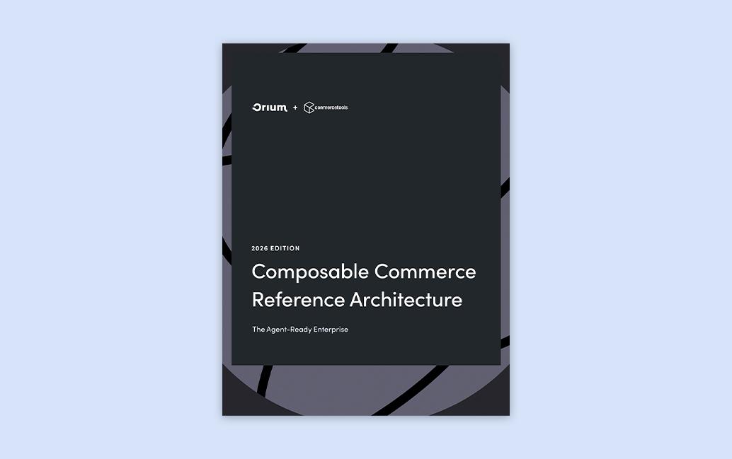 The cover image for the Composable Commerce Reference Architecture Report: 2026